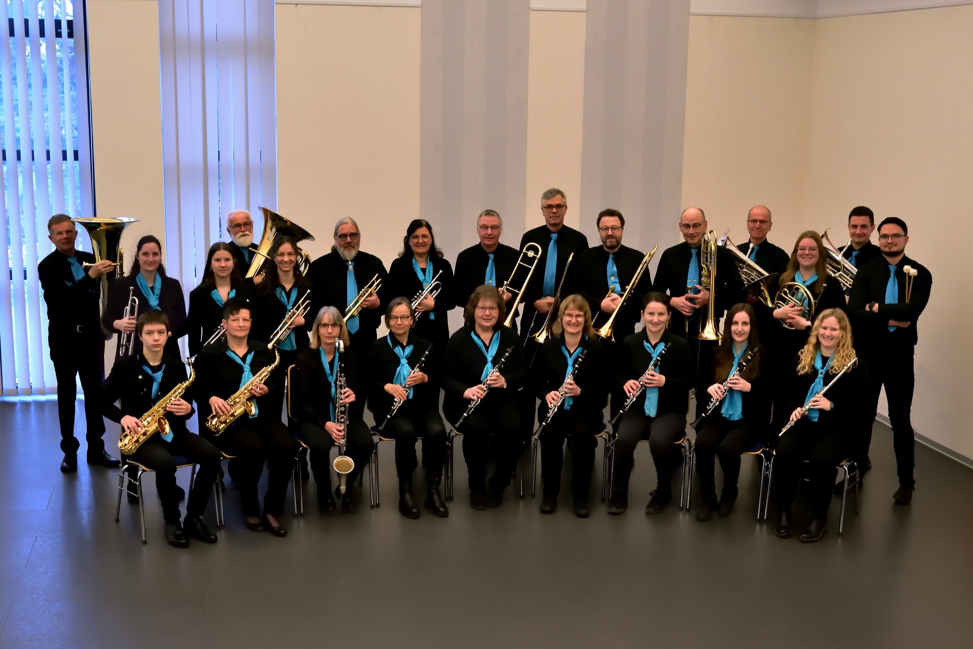 Musikerinnen und Musiker des Musikverein Wengerohr